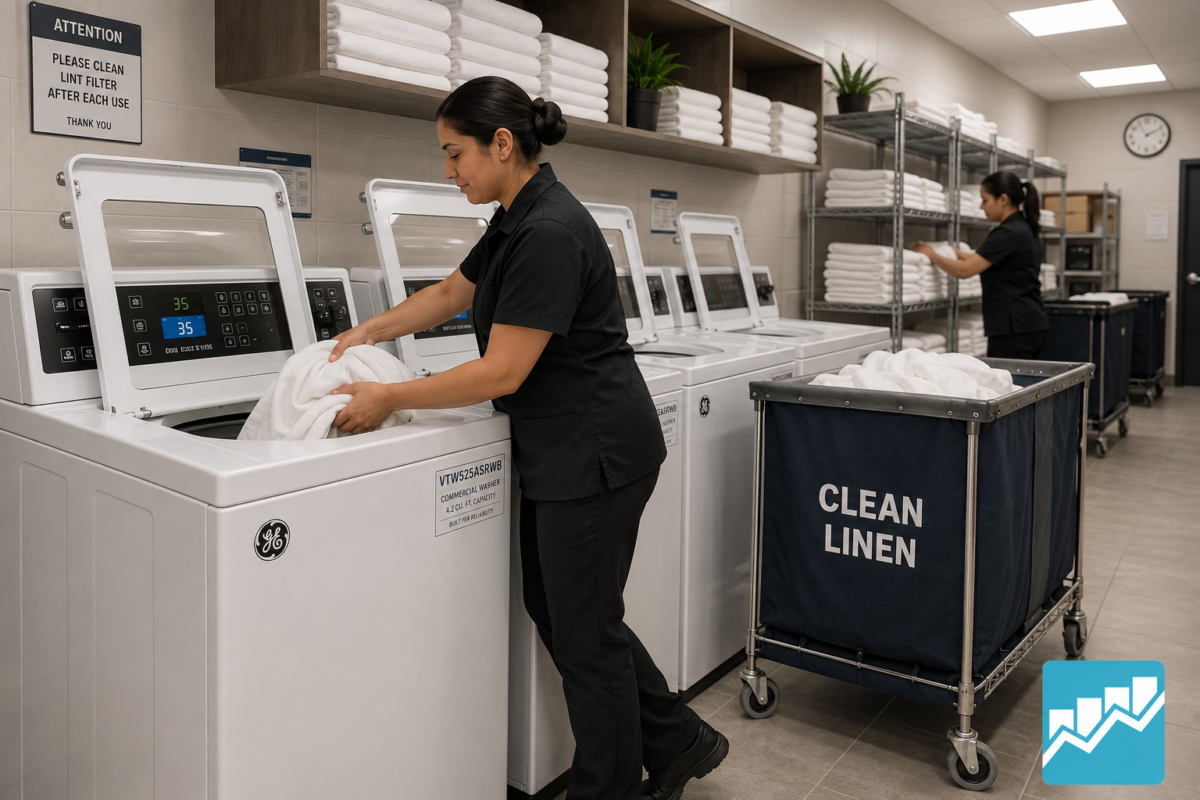 GE VTW525ASRWB Commercial Washer: The Smart Investment for Hotels, Multi-Housing & Commercial Laundry Facilities Ge Vtw525Asrwb Commercial Washer