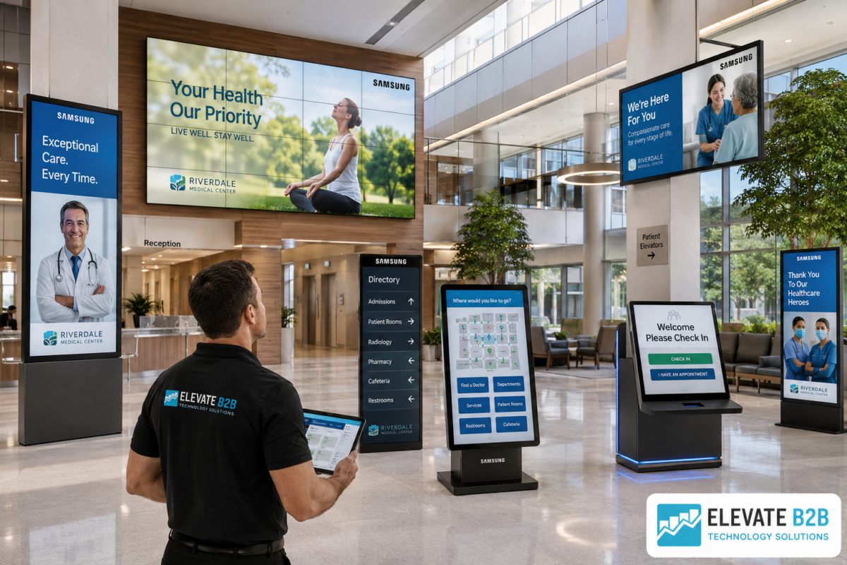 Healthcare Digital Signage Solutions: Transform Patient Communication Throughout Your Facility Healthcare Digital Signage Solutions: Transform Patient Communication Throughout Your Facility