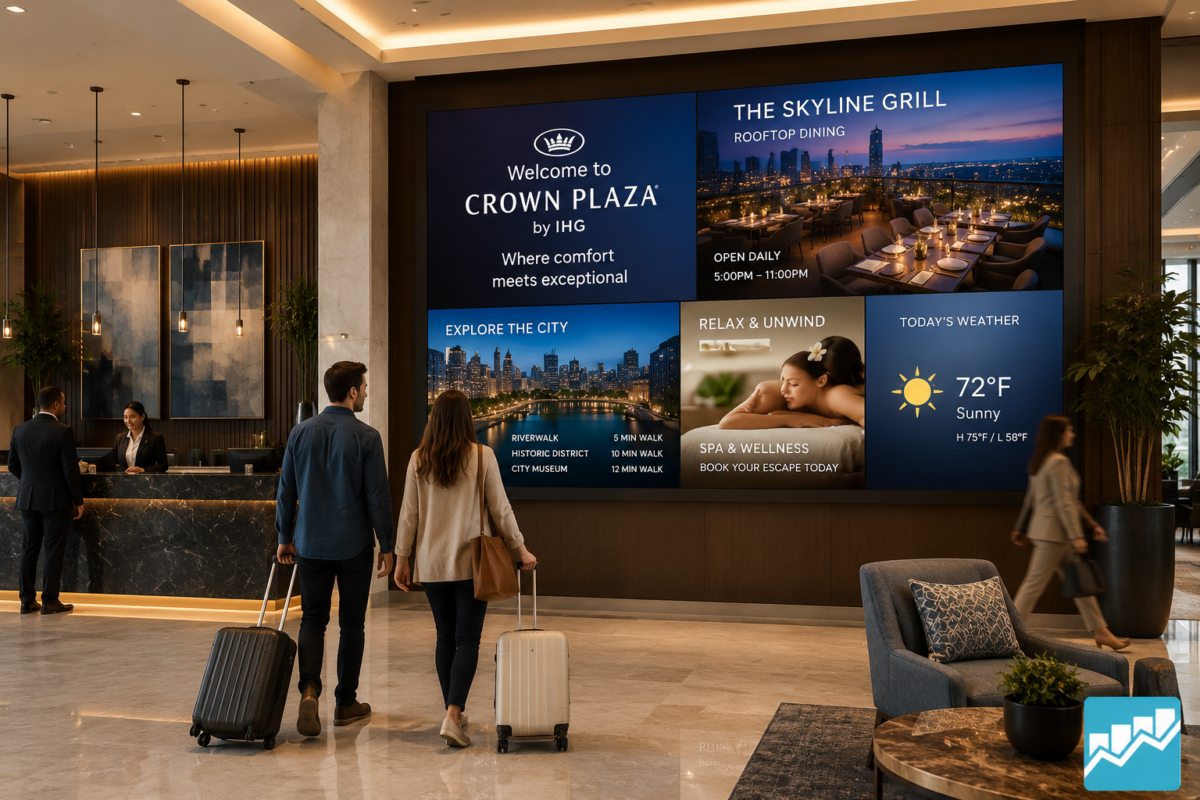 Hotel Advertising Video Wall: Powerful Hotel Marketing Solutions Hotel Advertising Video Wall: Powerful Hotel Marketing Solutions