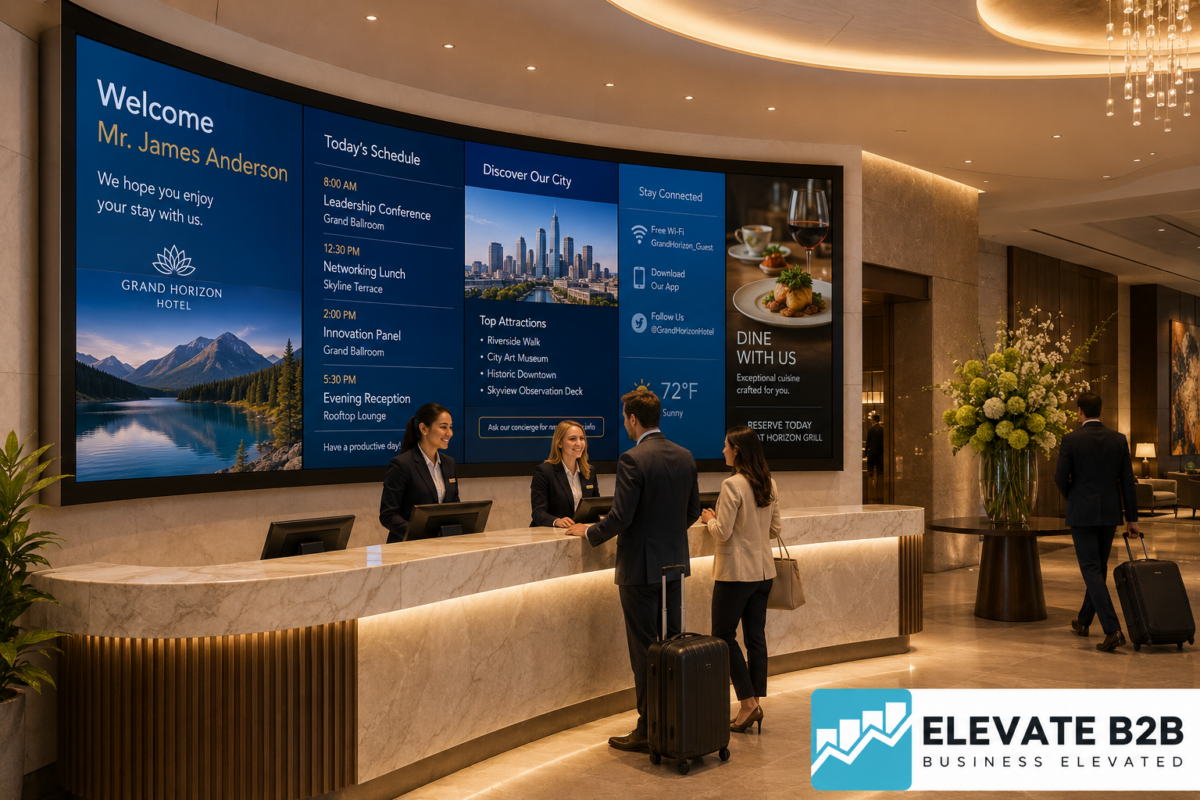 Reception Area Digital Signage: The Complete Guide to Creating an Unforgettable First Impression Reception Area Digital Signage: The Complete Guide To Creating An Unforgettable First Impression