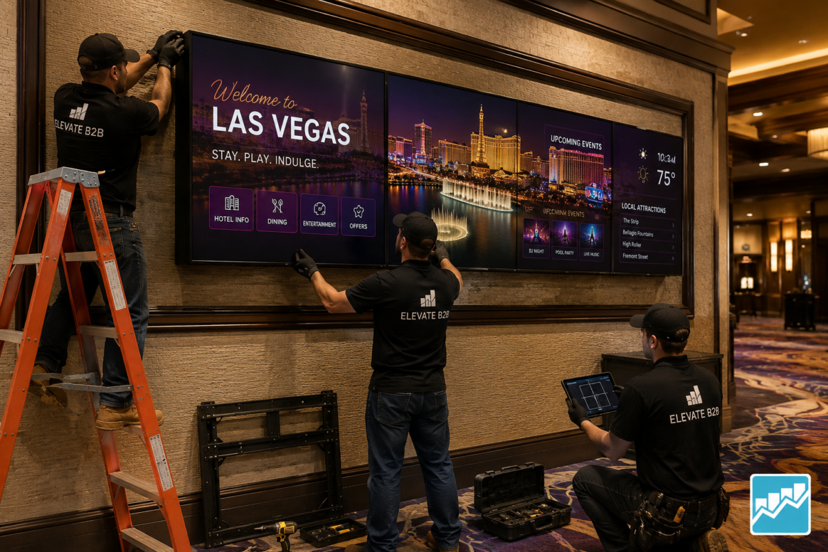 Las Vegas Hotel Digital Signage: Powerful Guest Solutions Las Vegas Hotel Digital Signage: Powerful Guest Solutions