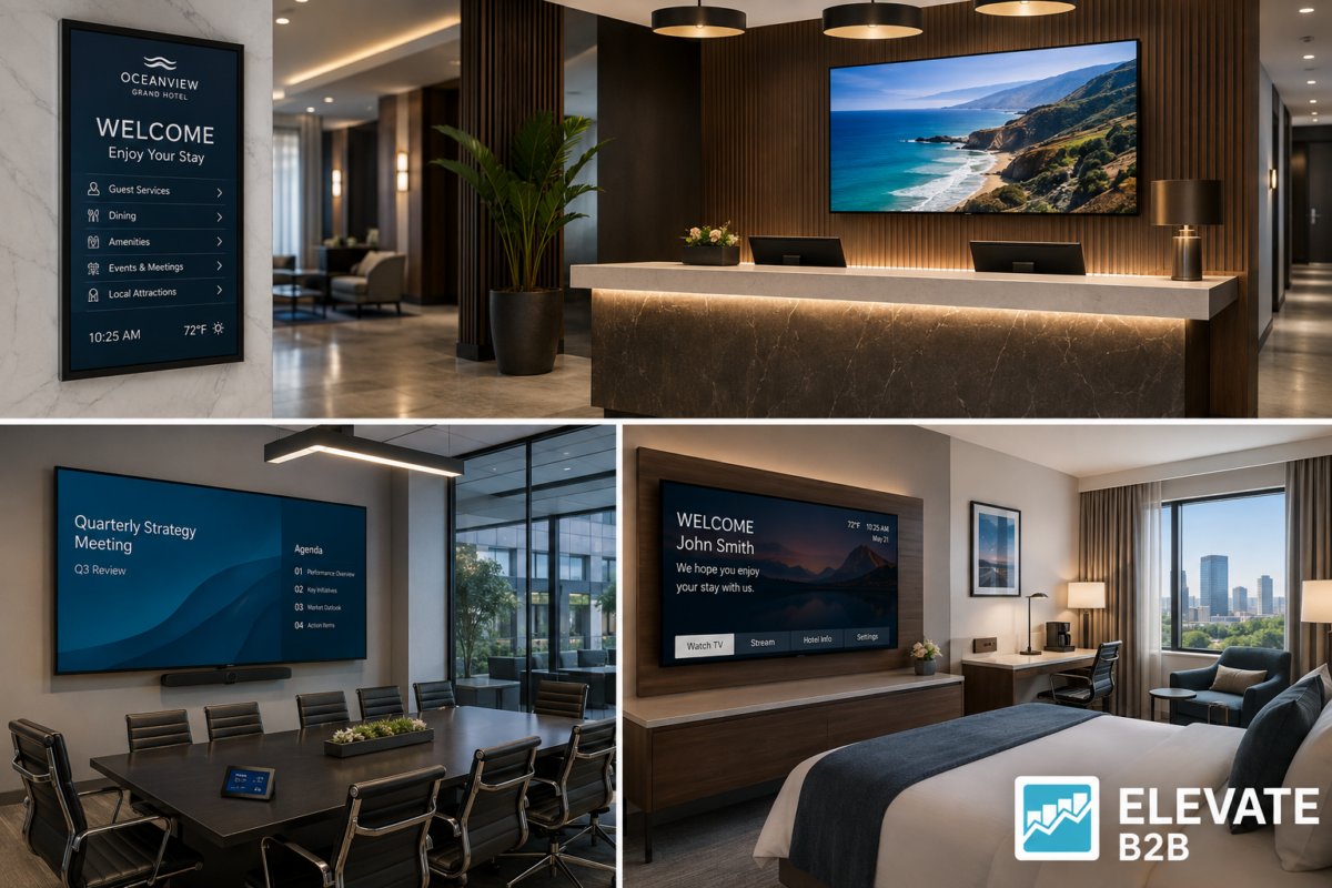 Smart Building Digital Signage Is Changing Modern Properties