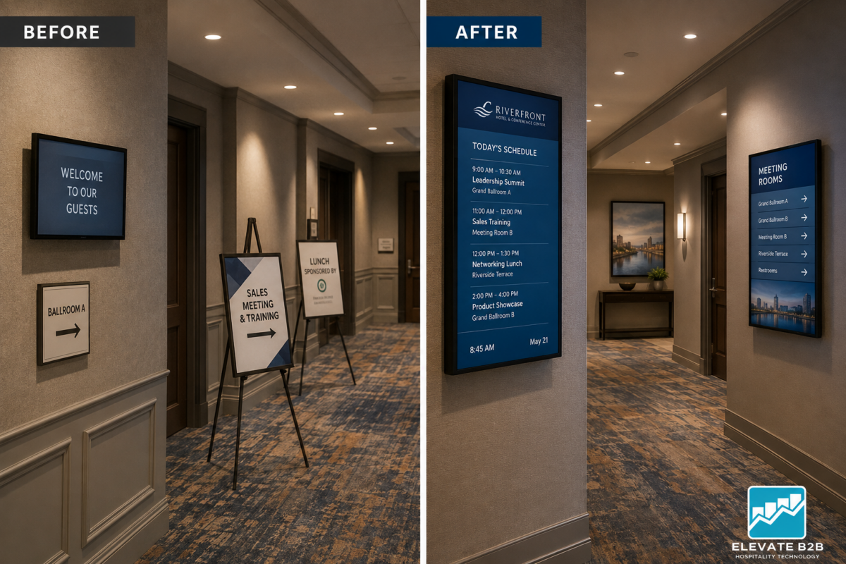 Digital Signage Retrofit: Powerful Hotel Upgrade Strategy