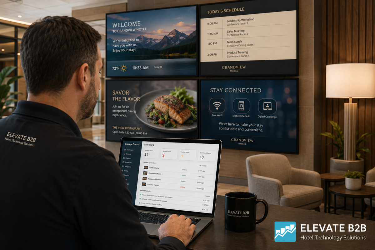 Digital Signage Retrofit: Powerful Hotel Upgrade Strategy