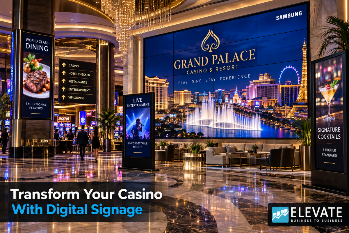 Casino Digital Signage: Powerful Displays That Drive Revenue Casino Digital Signage: Powerful Displays That Drive Revenue