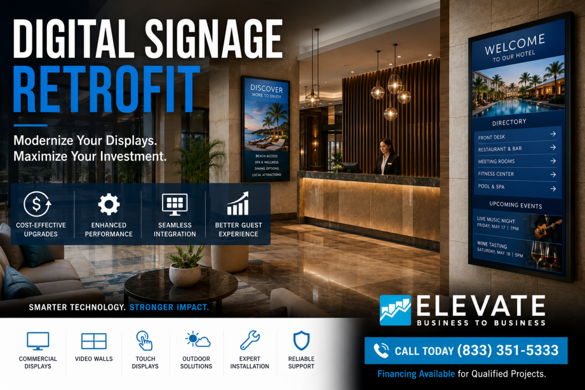 Digital Signage Retrofit