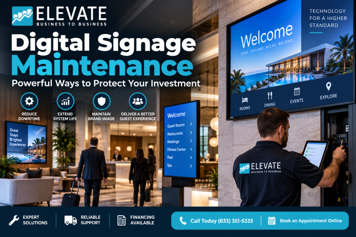 Digital Signage Maintenance