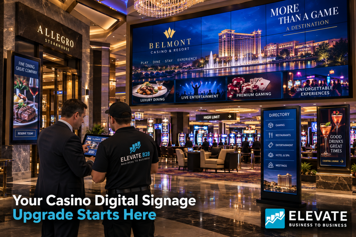 Casino Digital Signage: Powerful Displays That Drive Revenue Casino Digital Signage: Powerful Displays That Drive Revenue