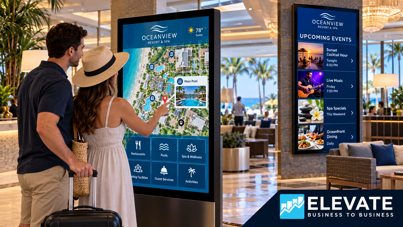 Interactive Hotel Digital Signage: Powerful Guest Solutions