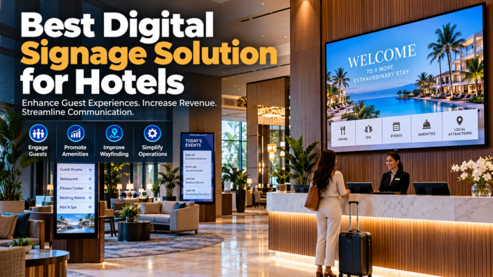 Best Digital Signage Solution For Hotels