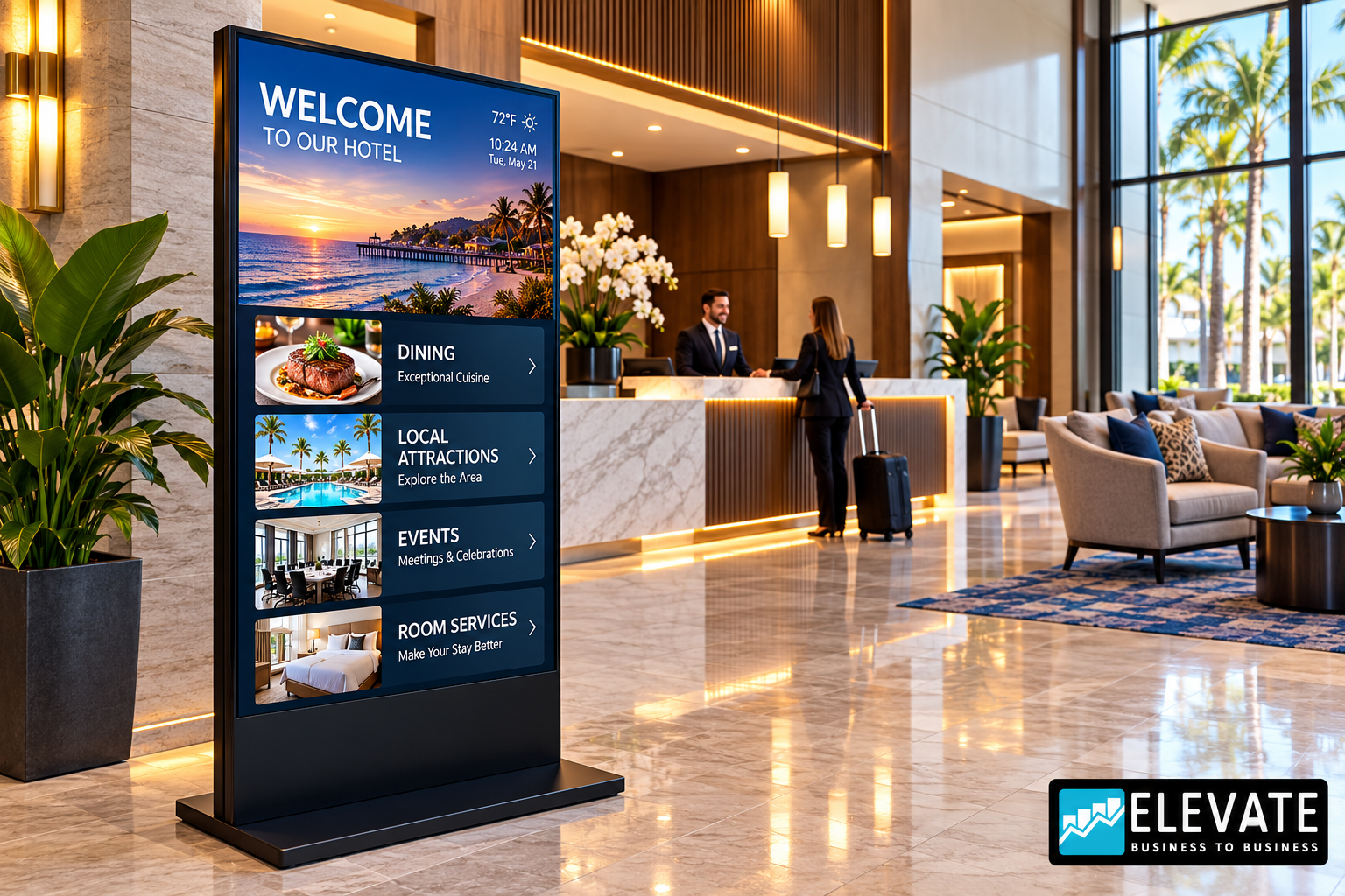 Digital Signage Stands For Hospitality: Powerful Solutions For Hotels, Resorts, And Commercial Properties