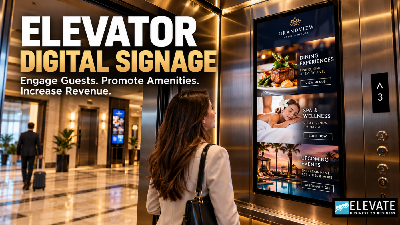Elevator Digital Signage: Powerful Hotel Advertising Guide