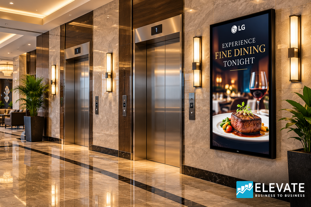 Elevator Digital Signage: Powerful Hotel Advertising Guide
