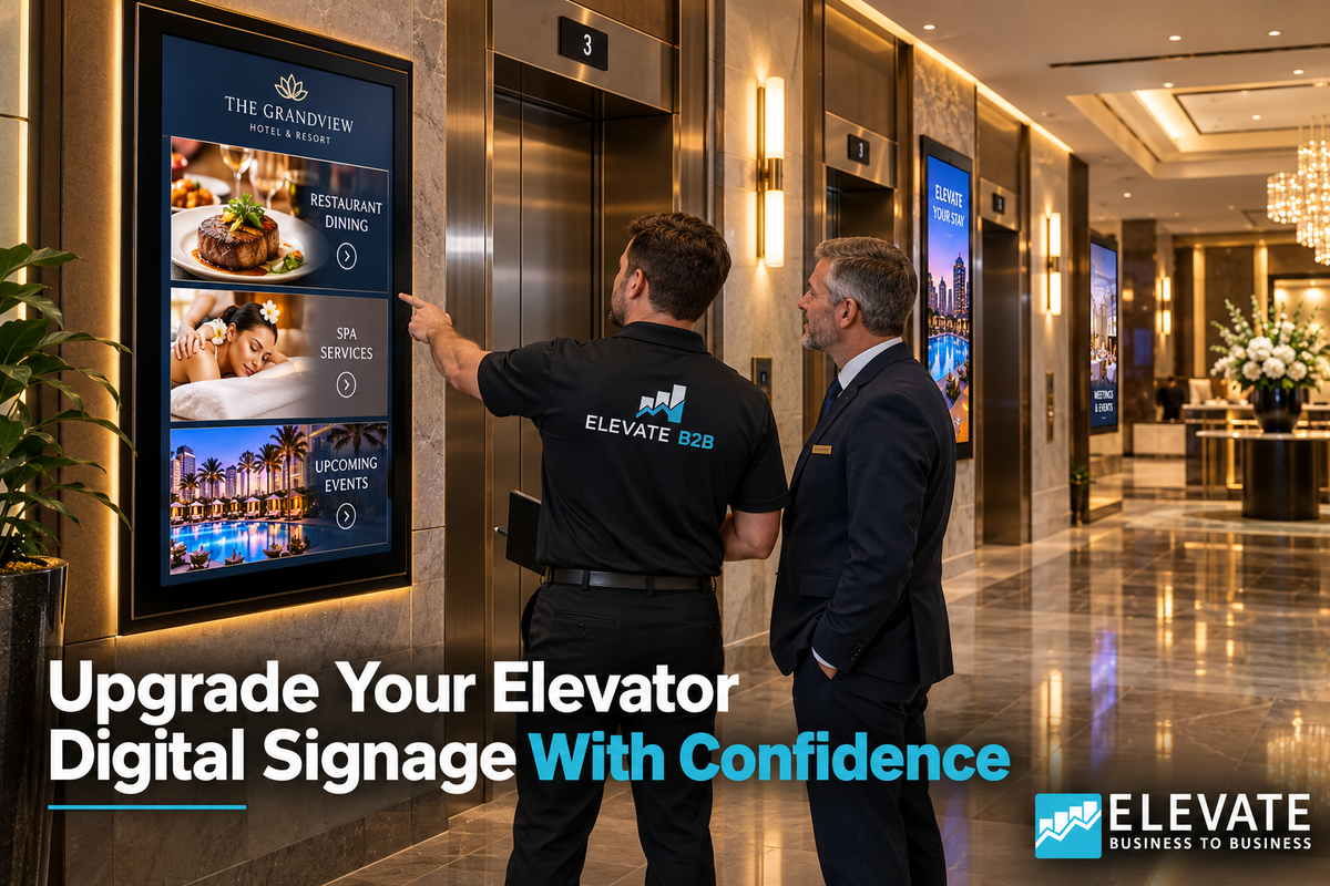 Elevator Digital Signage: Powerful Hotel Advertising Guide