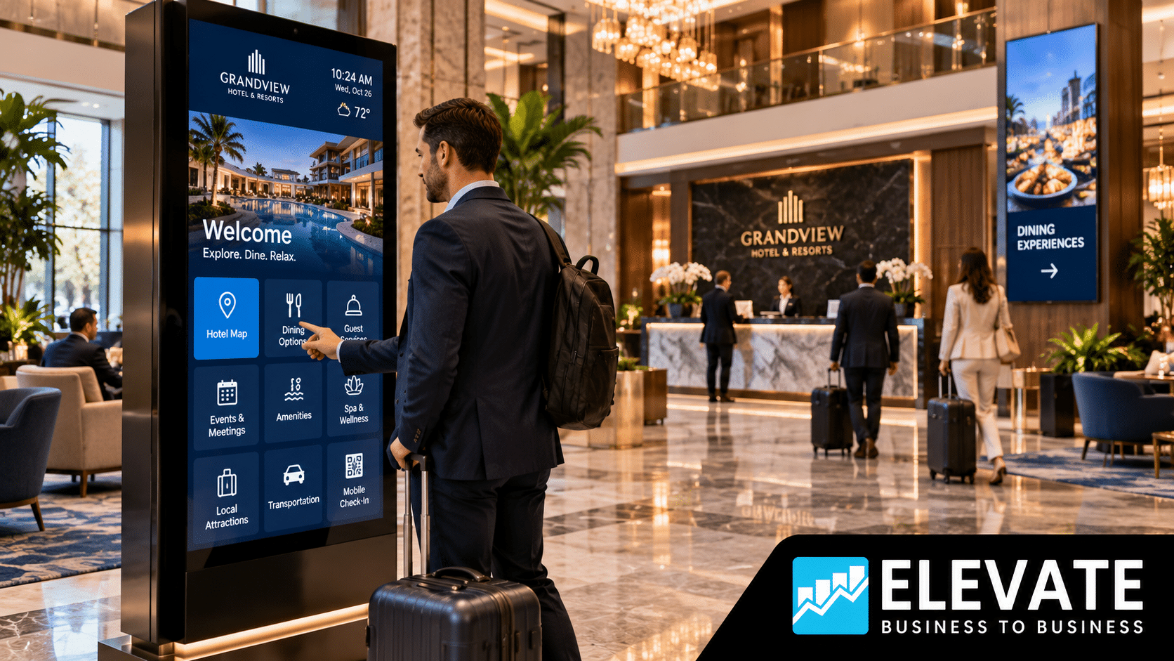Interactive Hotel Digital Signage: Powerful Guest Solutions