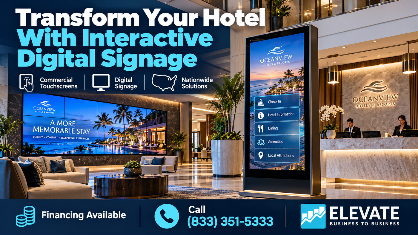 Interactive Hotel Digital Signage: Powerful Guest Solutions